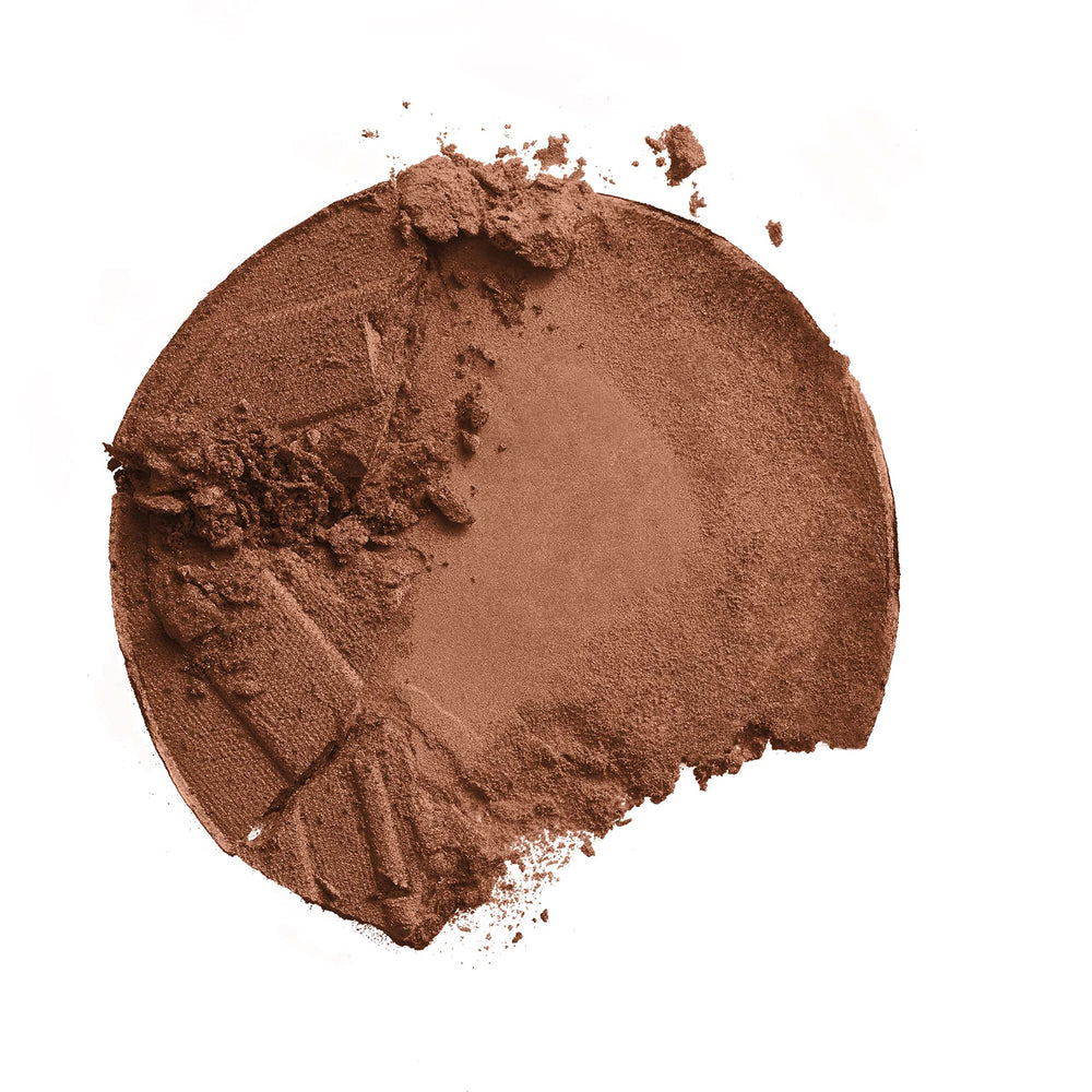 CoverGirl So Flushed Ebony bronzer being applied to cheek for natural warmth