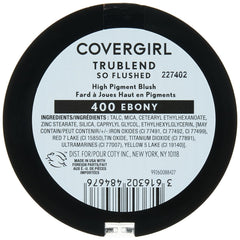 CoverGirl So Flushed Ebony bronzer swatch demonstrates bold, lightweight color