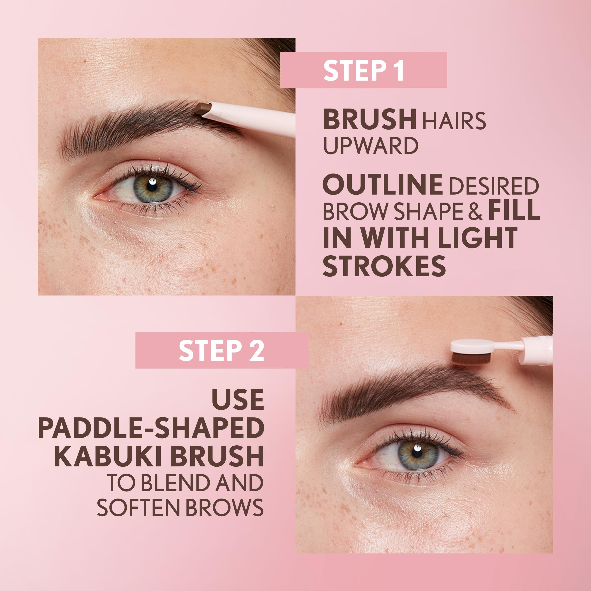 Covergirl soft matte brow finish for natural-looking look.