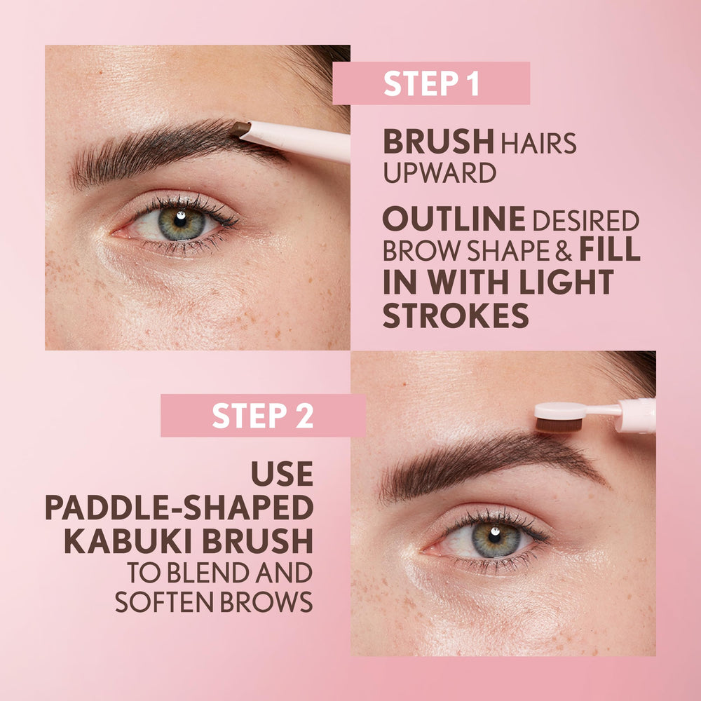Covergirl soft matte brow finish for natural-looking look.