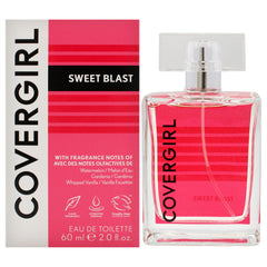 COVERGIRL Sweet Blast EDT bottle pour for everyday freshness and confidence.
