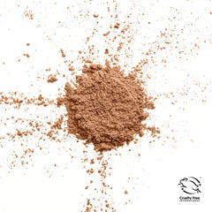 CoverGirl TruBlend loose mineral powder Tan airbrushed finish with minimal creasing.