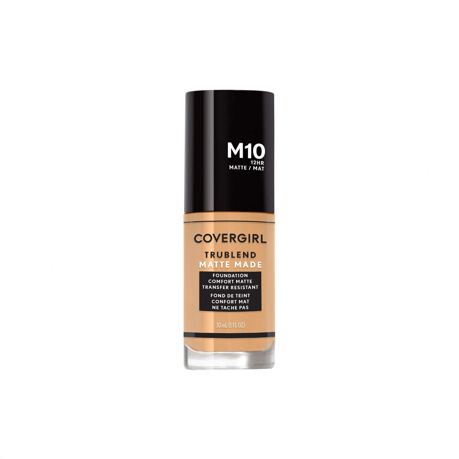 CoverGirl TruBlend Matte Made Foundation bottle-dispense enables precise, easy application for even coverage.