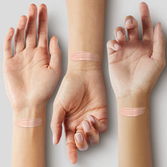 CoverGirl TruBlend Matte Made foundation on skin demonstrates an even, long-lasting matte look.