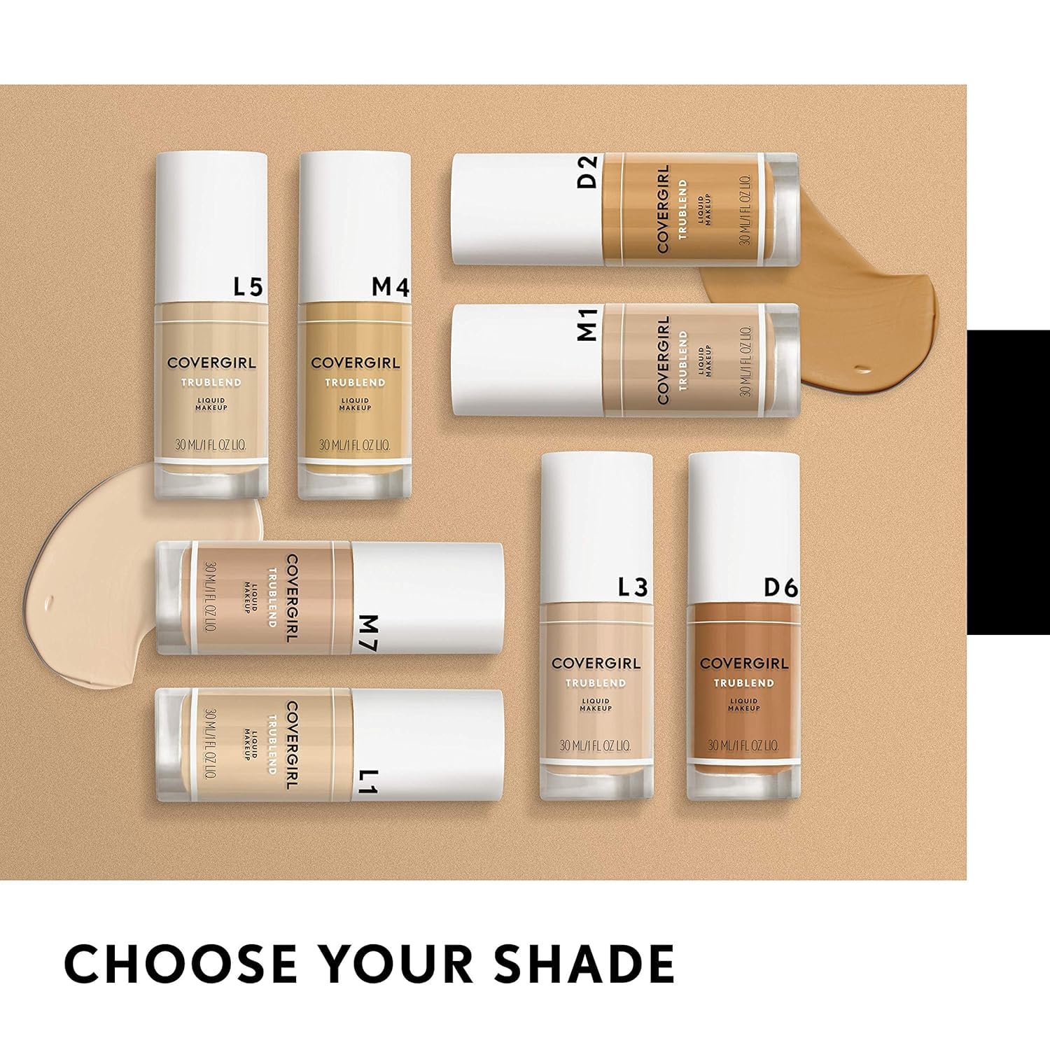 COVERGIRL truBLEND packaging variations across regions or shipments