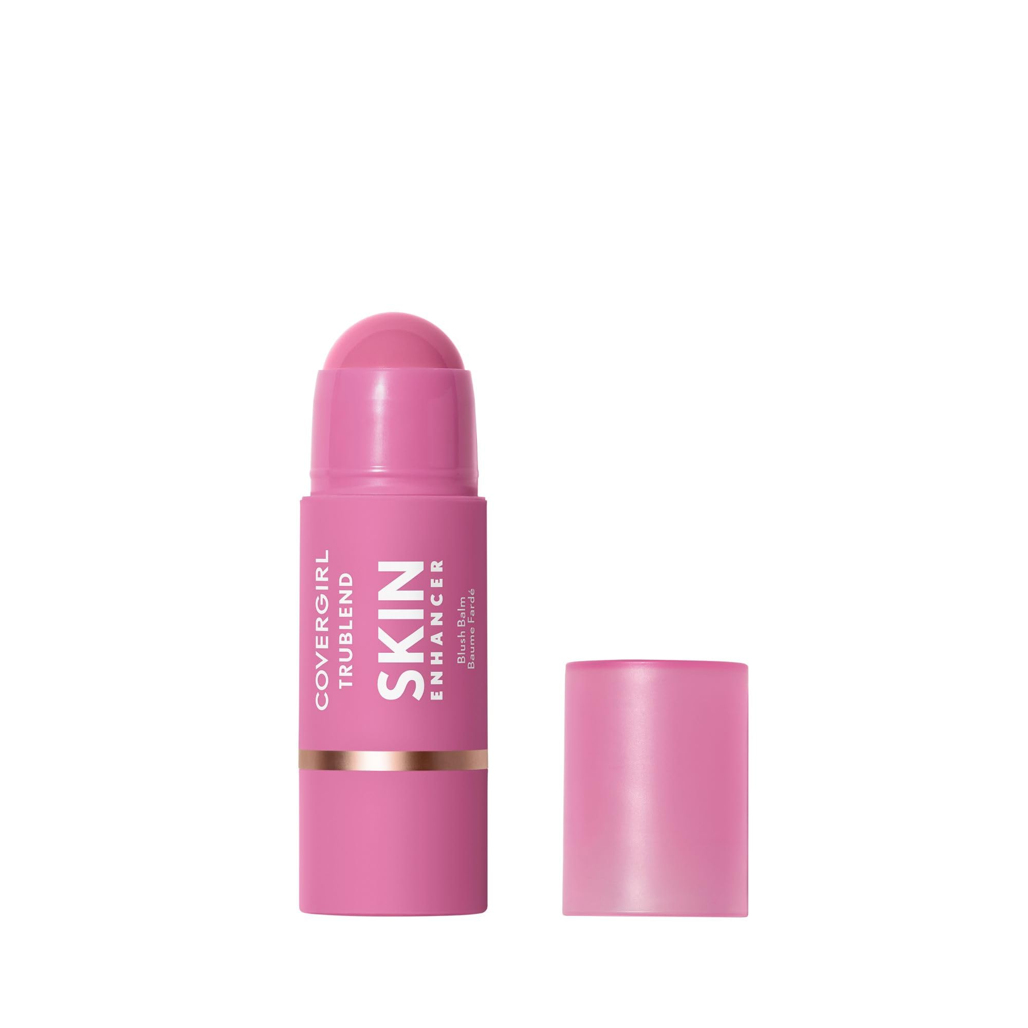 CoverGirl Trublend blush balm Sweet Violet compact shows weightless color for everyday looks