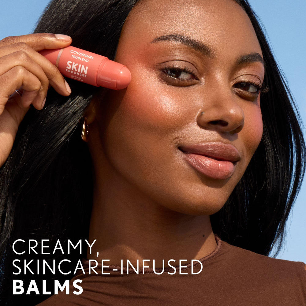 CoverGirl Trublend balm infused with jojoba oil and berry extracts nourishes skin