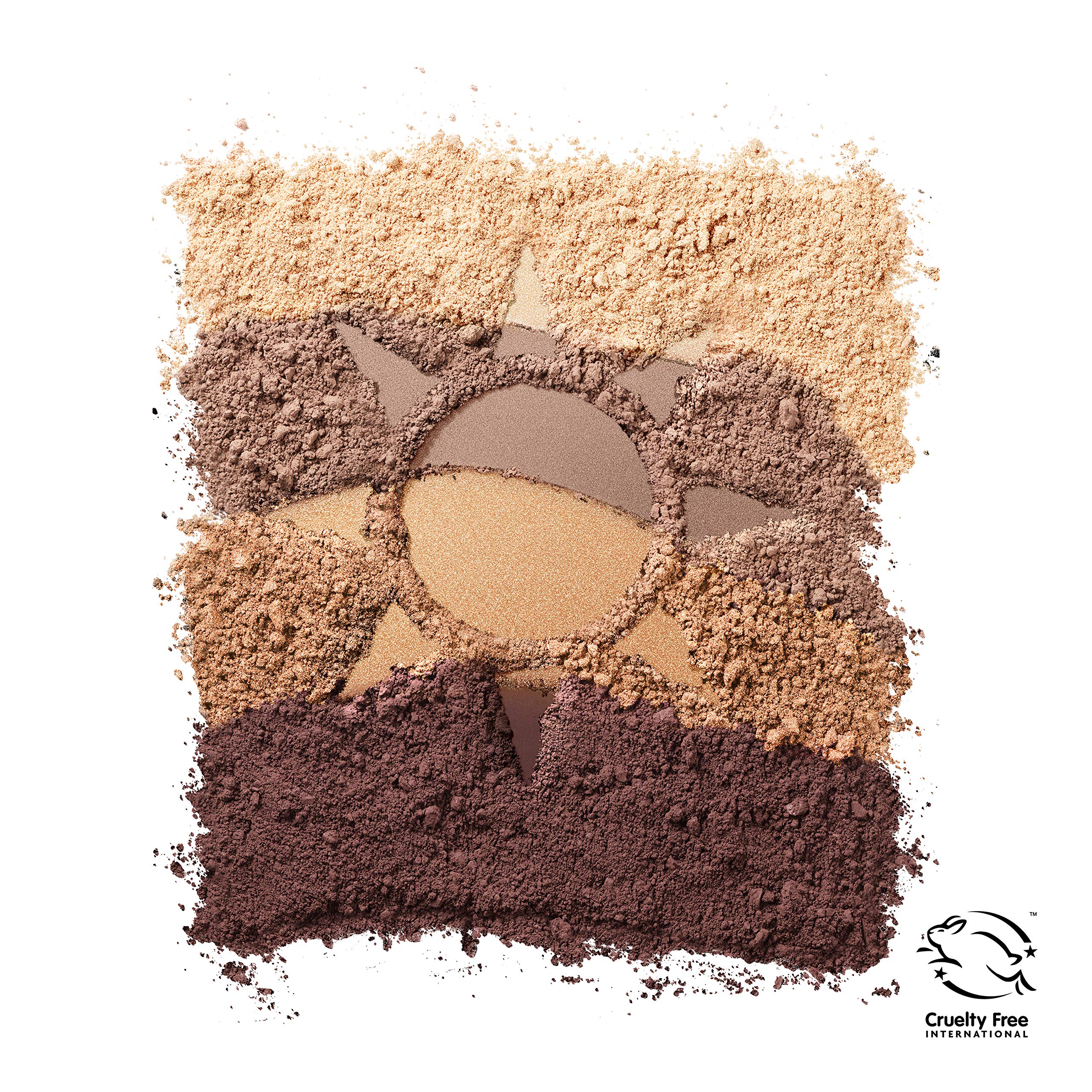 CoverGirl truNaked Sunshine Escape swatch-1 bright coral shade for radiant lids.