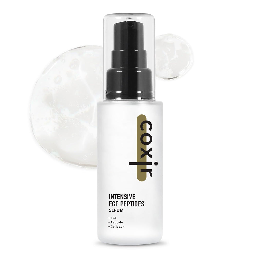 coxir Intensive EGF Peptides Serum bottle-front, ideal for daily firming routine.