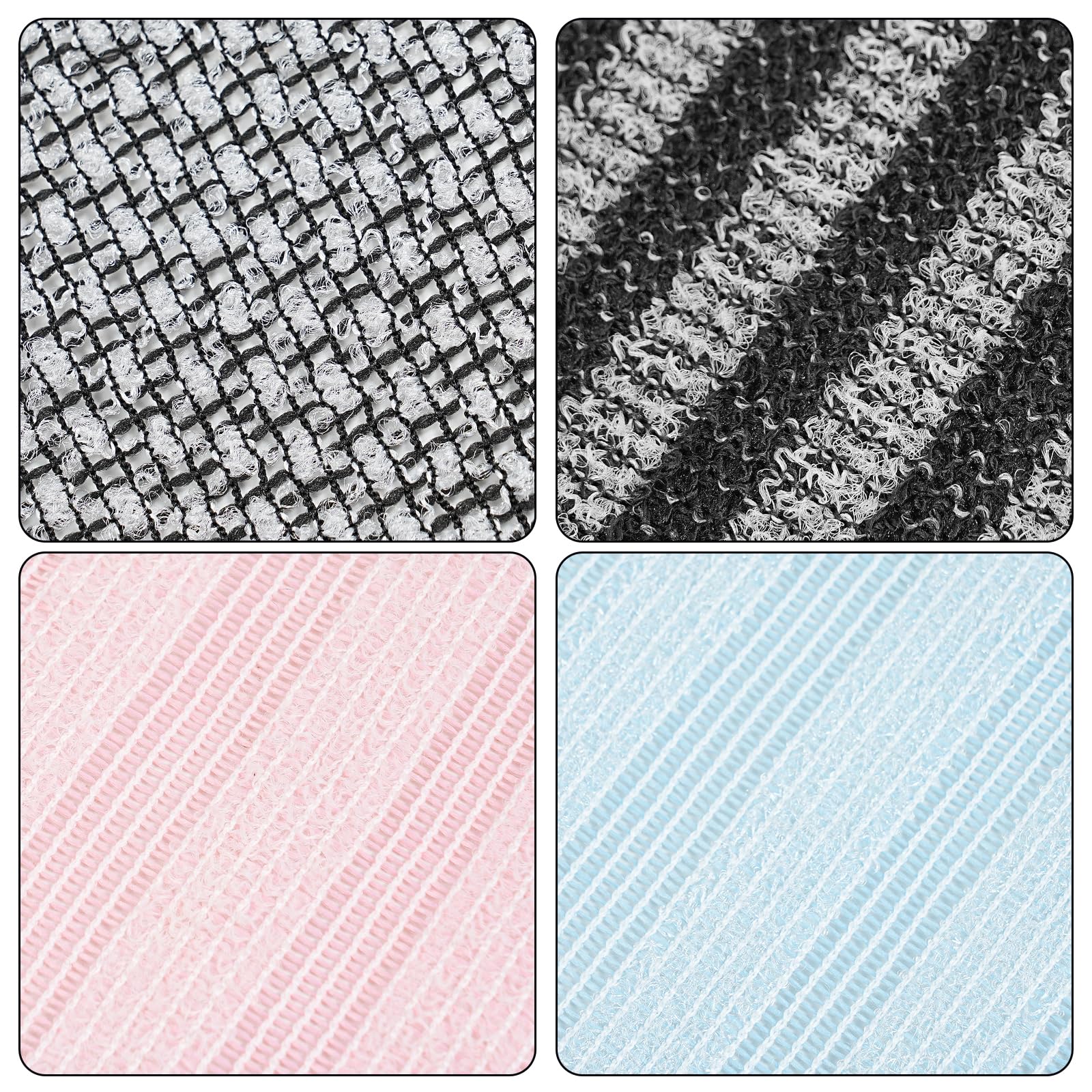 Coxotom Exfoliating Washcloth durable nylon construction supports daily use