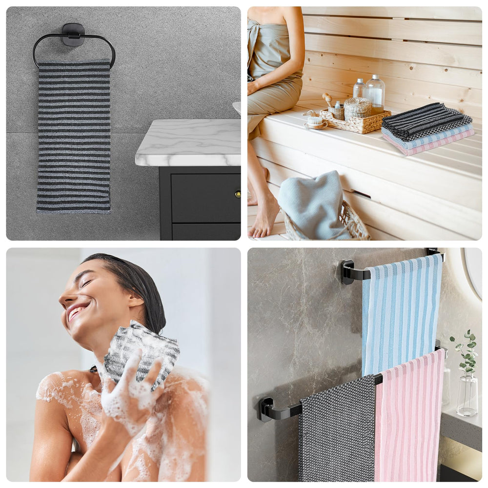 Coxotom Exfoliating Washcloth gentle scrubbing for back and shoulders