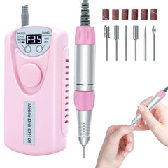COYZU electric nail drill 35000rpm for salon-grade precision on acrylic and gel nails.