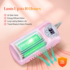 COYZU nail drill efficient cooling vents keep noise and heat down during long sessions.