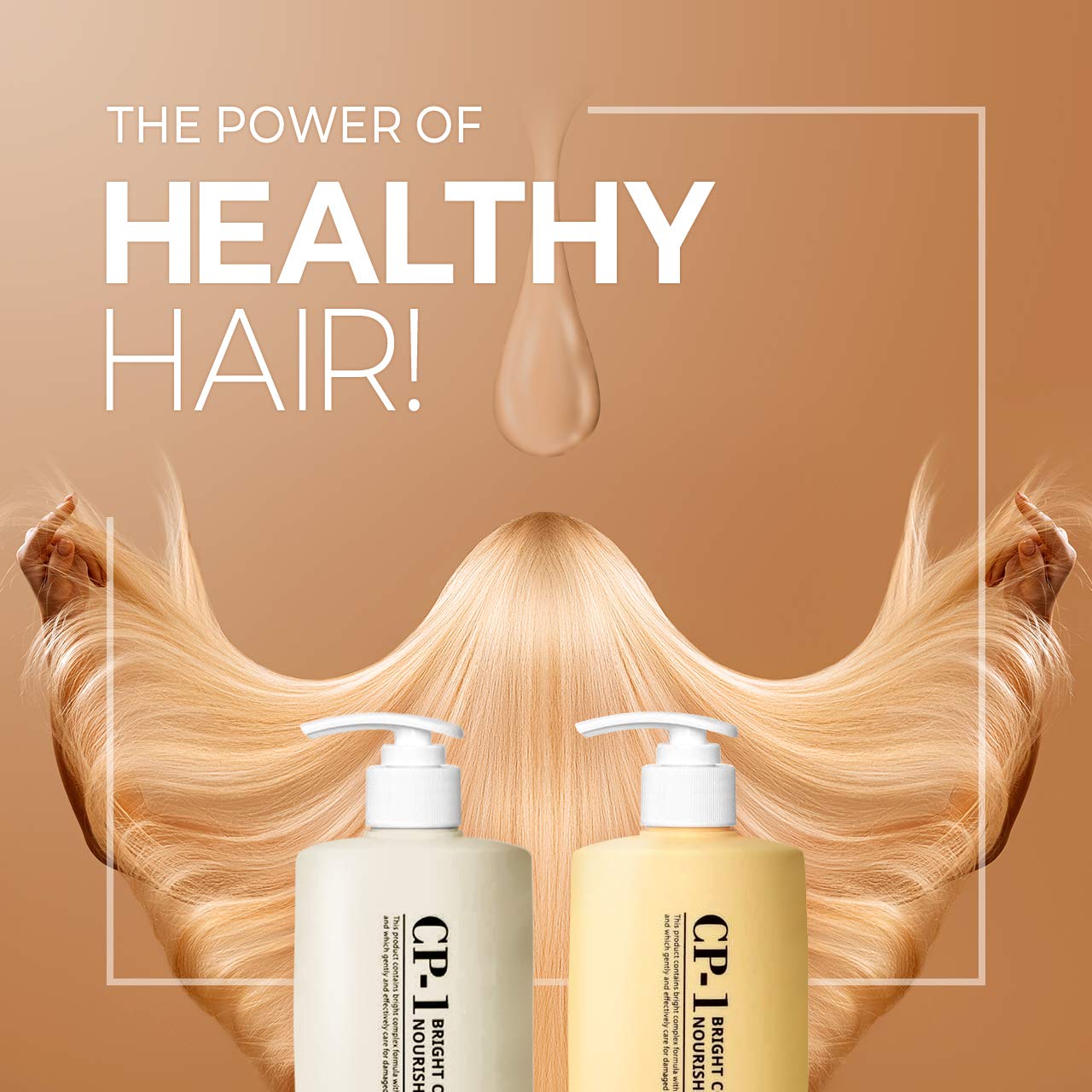 CP-1 Nourishing Conditioner 500ml bottle supports strengthening with keratin and protein.