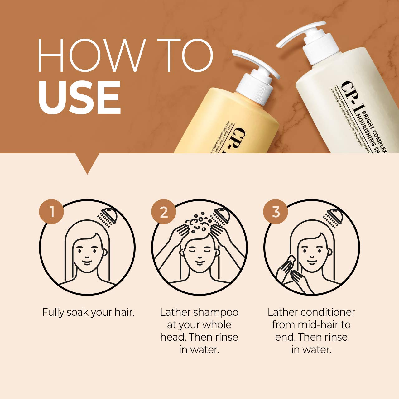 CP-1 spa-like bathroom scene invites at-home hair care ritual.