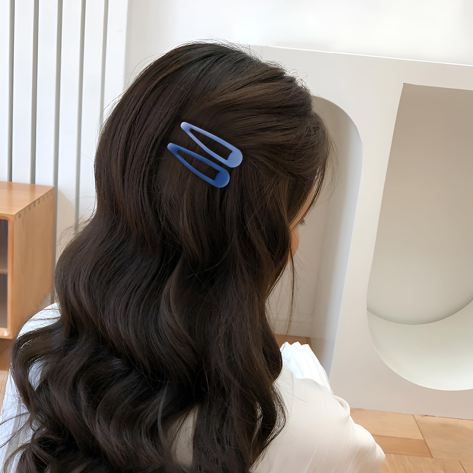 Cptots bangs barrette clip-application highlights gentle edge for fringe control