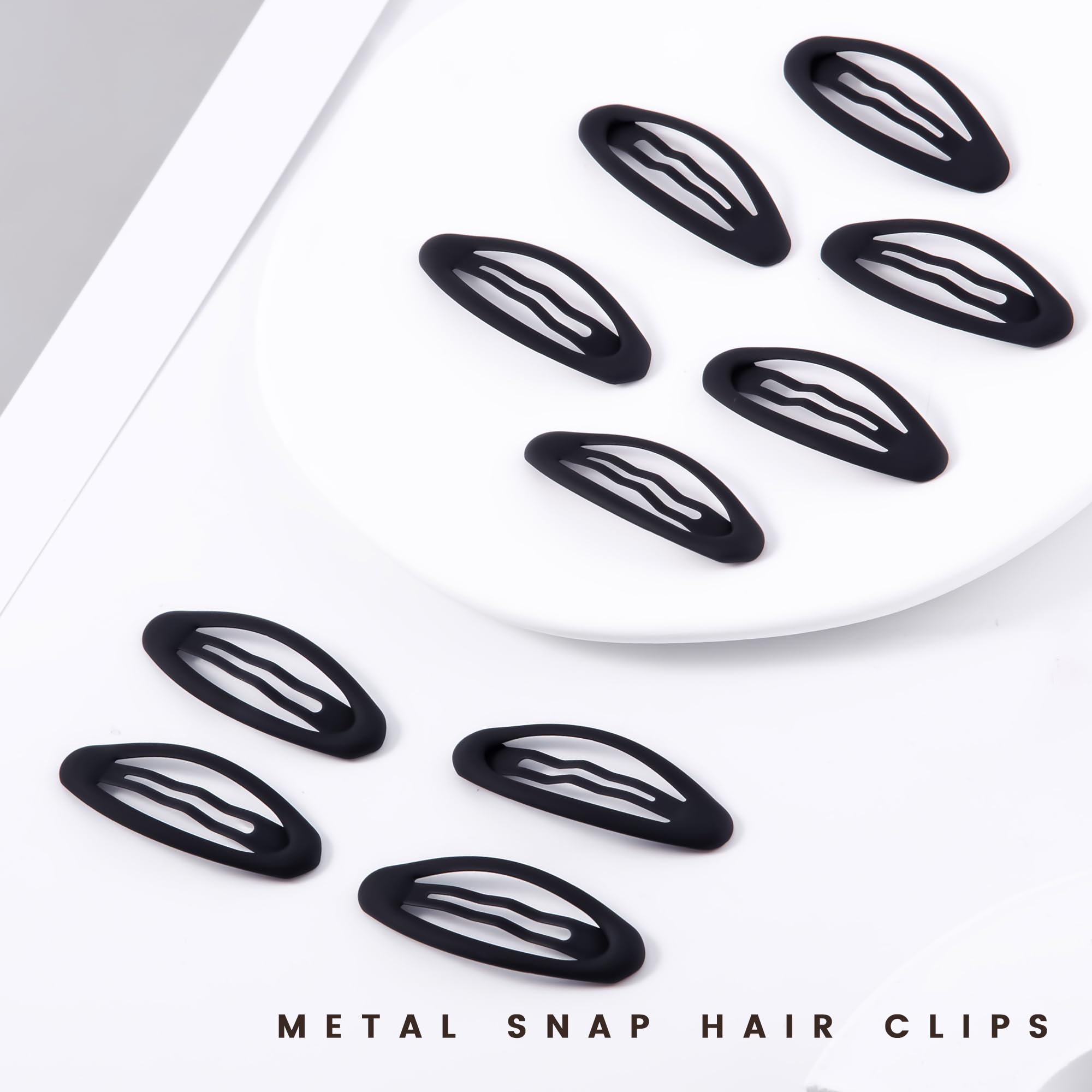 Cptots oval snap clip on bun demonstrates versatile hold for updos