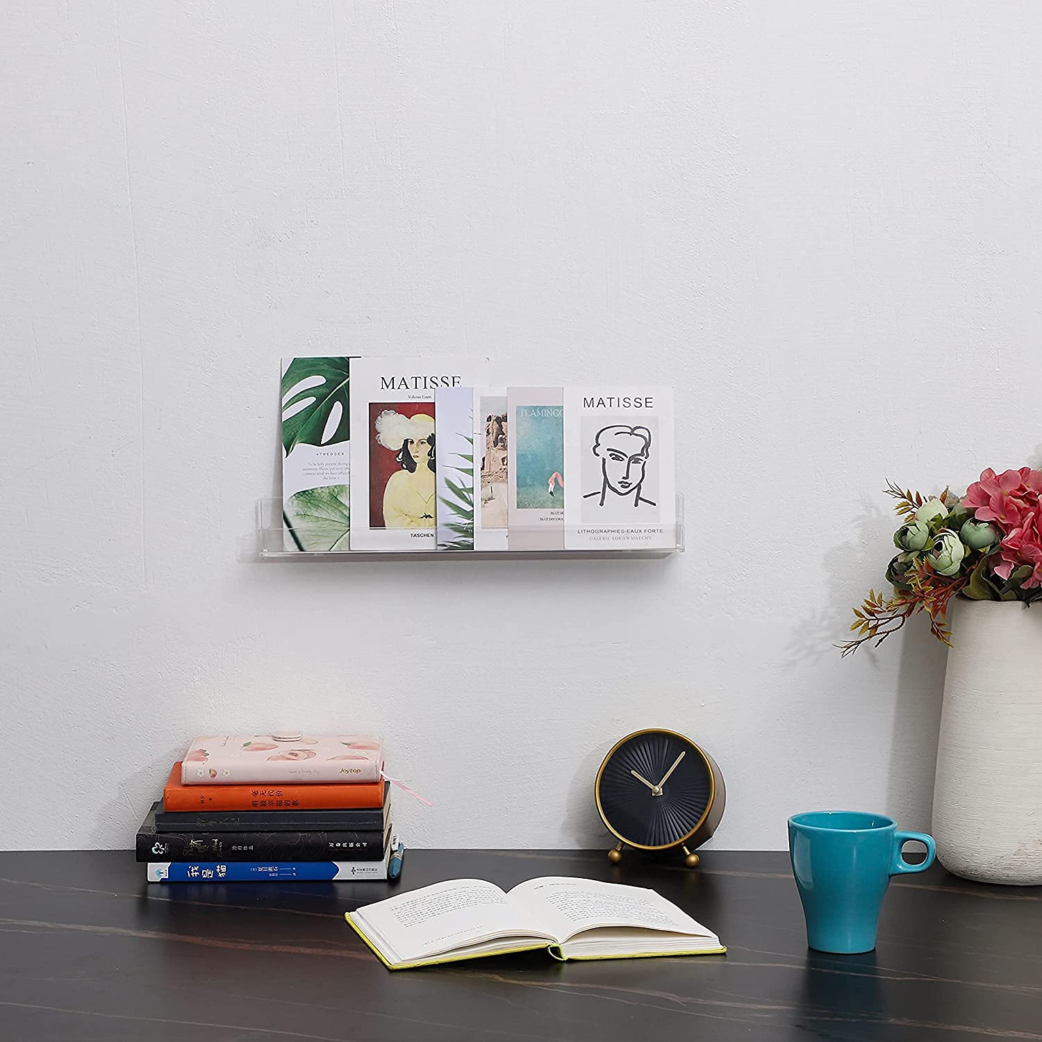 Cq acrylic nail shelves hold 10-15 bottles per rack for compact display