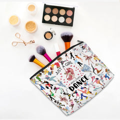 CQM dance makeup bag waterproof coating emphasizes spill protection during travel