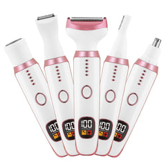 Cqxfsgr electric razor for women full kit showcasing versatile grooming set for complete body care