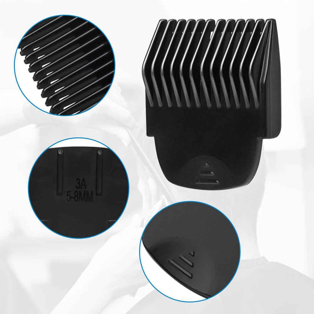 CR8GR8 guard teeth construction shows durable ABS build resisting flex for reliable trimming.