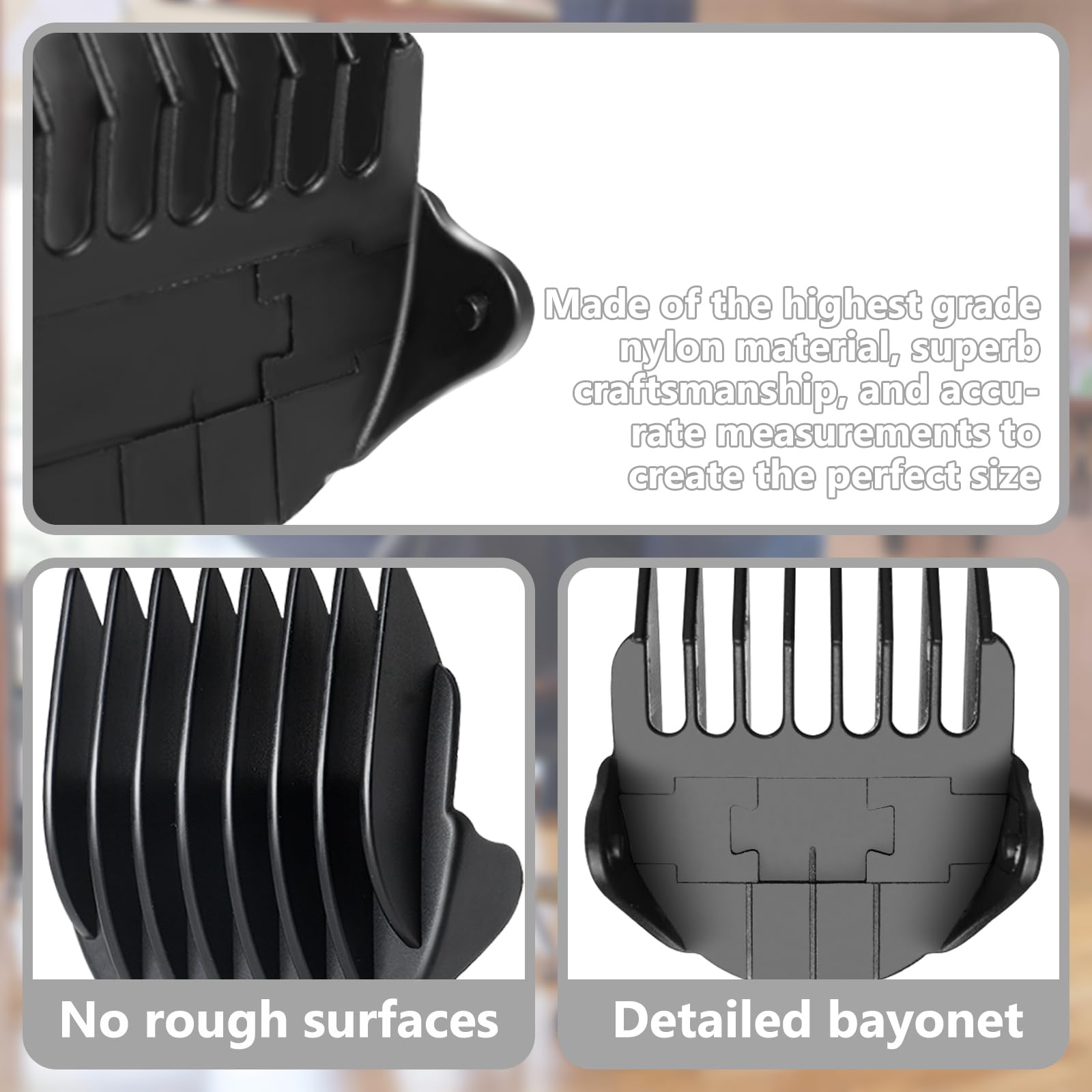 CR8GR8 guards compatible with Manspot trimmers for seamless professional grooming.