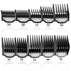 CR8GR8 Wahl guards set front view shows universal compatibility for home grooming