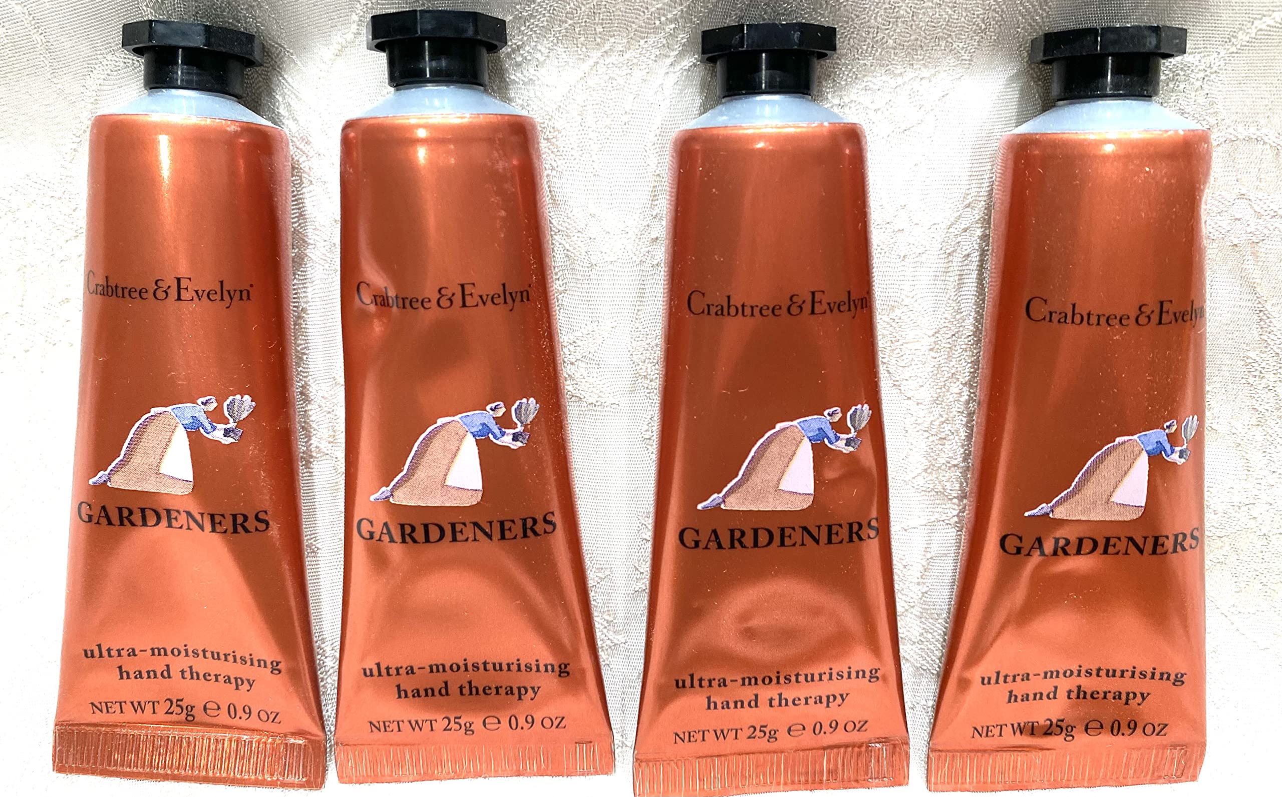 Crabtree & Evelyn Gardeners Hand Therapy tubes provide deep moisturization for daily use.