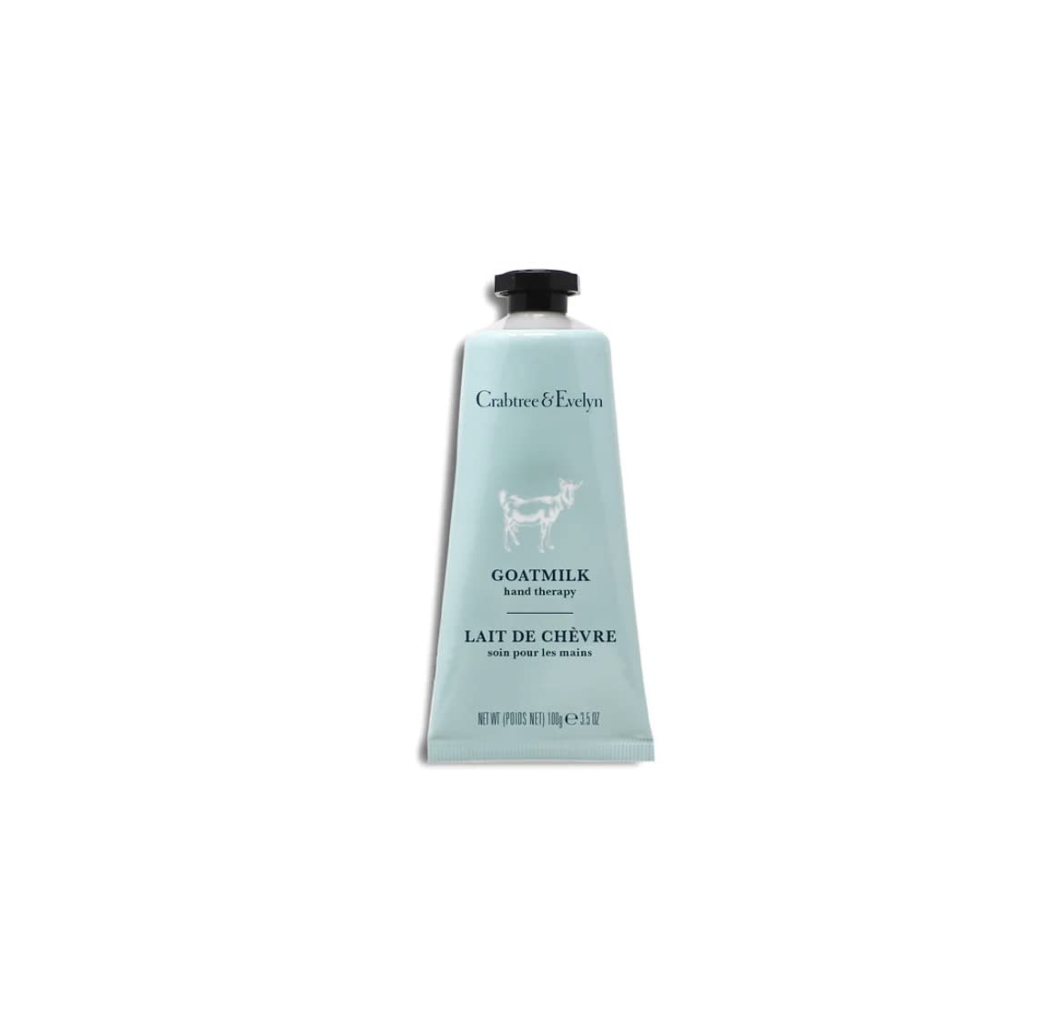 Crabtree & Evelyn Goat Milk Hand Therapy Cream being applied to dry hands for soothing relief