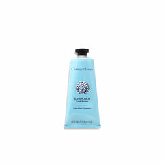 Crabtree & Evelyn La Source Hand Therapy texture swatch showing creamy formula.