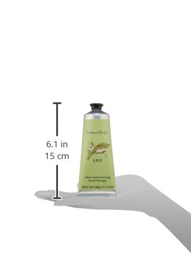 Crabtree & Evelyn Lily Hand Therapy texture shown for effortless application