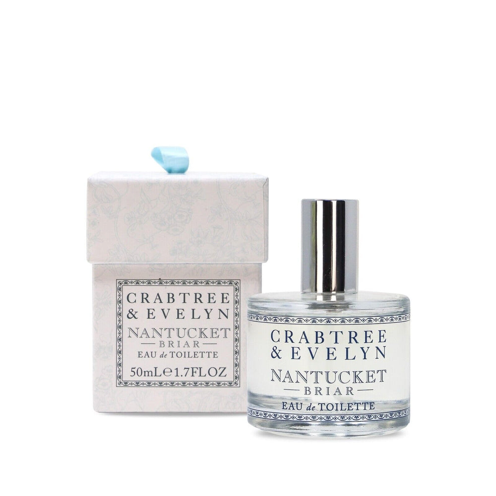 Crabtree & Evelyn Nantucket Briar EDT bottle close-up for everyday fragrance.