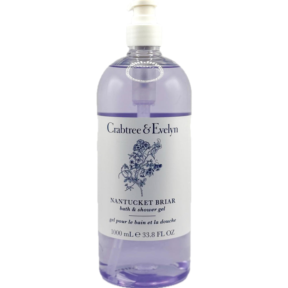 Crabtree & Evelyn Nantucket Briar pump bottle provides easy, controlled dispensing.