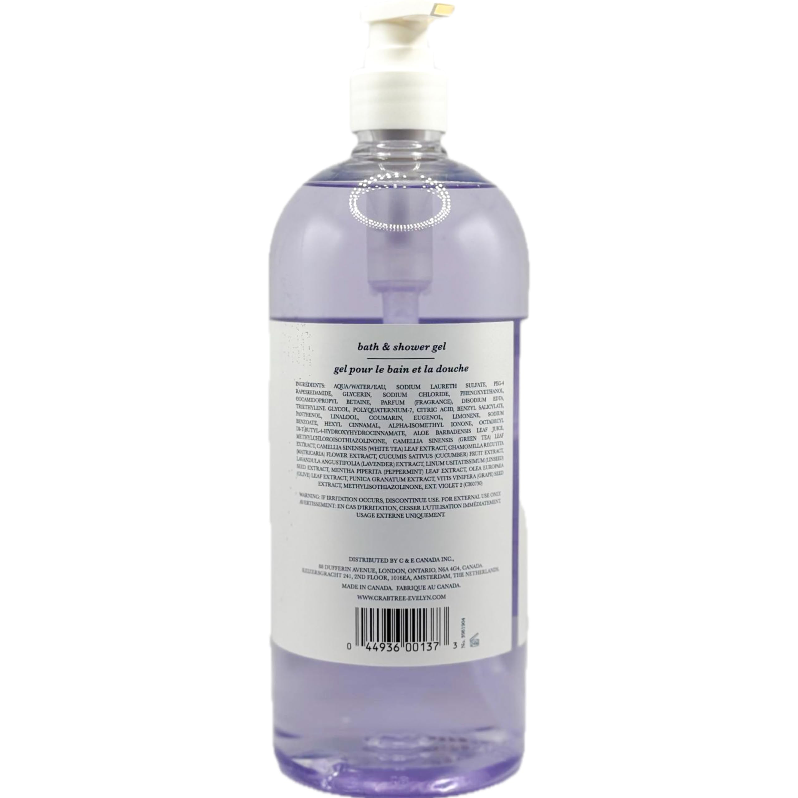 Crabtree & Evelyn Nantucket Briar lather creates a rich shower experience.