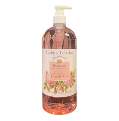 Crabtree & Evelyn Rosewater jumbo bottle with hydrating lather for daily cleansing