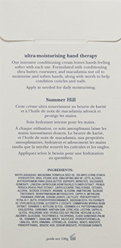 Crabtree & Evelyn Summer Hill application on hand for smooth, hydrated skin