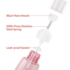 Cracrab 2oz green close-up highlights twist-lock leak-proof design for travel use.