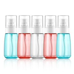 Cracrab 2oz pink travel spray bottle set for on-the-go skincare, color-coded for easy differentiation.
