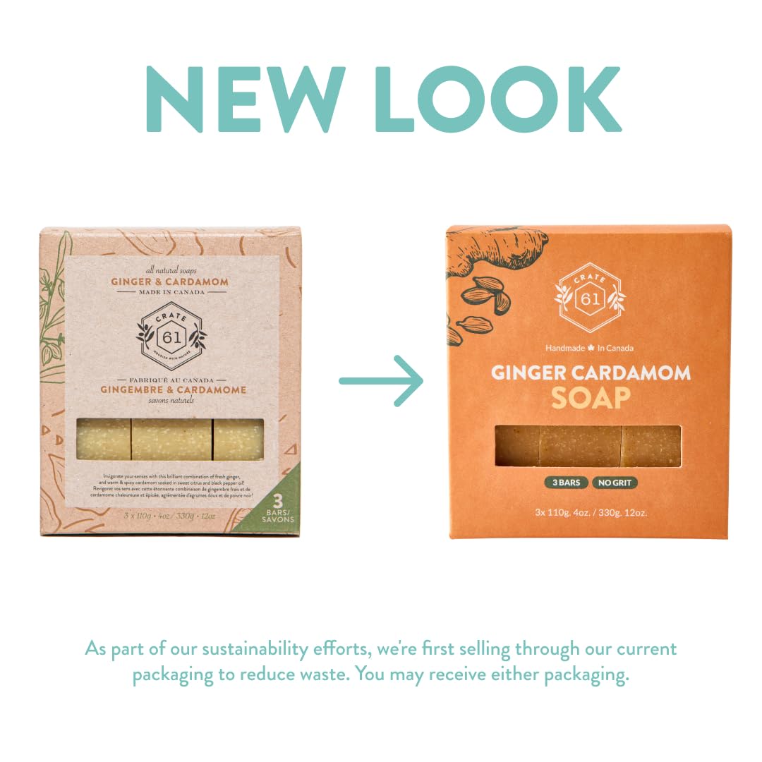 Crate 61 Organics gift-ready ginger cardamom suitable for gifting.