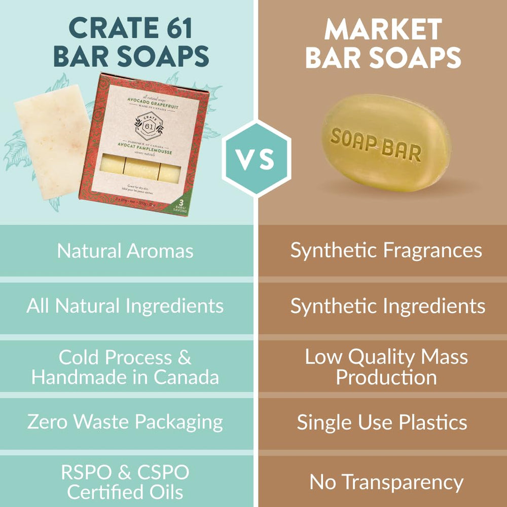 Crate 61 Organics natural mineral colorants showing chemical-free hues.