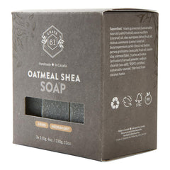 Crate 61 Organics bar soap ingredients olive oil coconut oil provide nourishing cleanse.