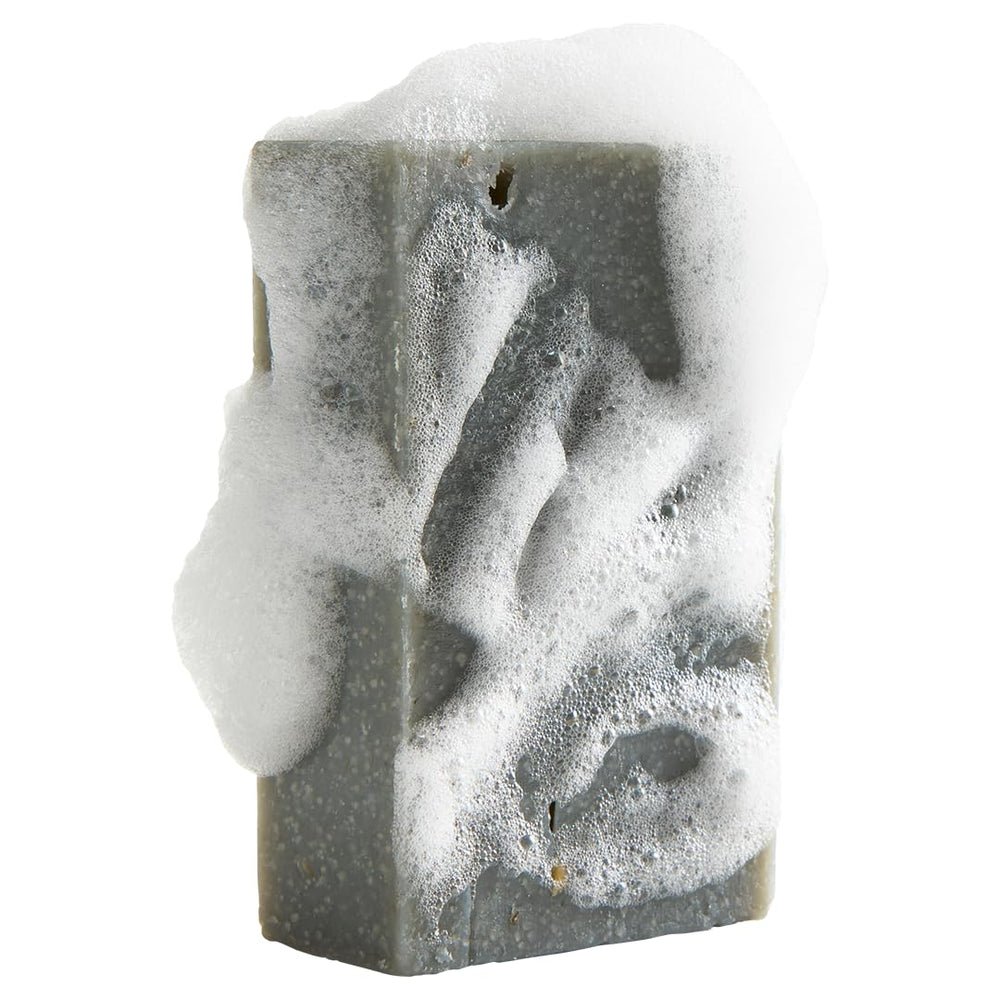 Crate 61 Organics kaolin clay focus bar soap gentle skin cleansing.