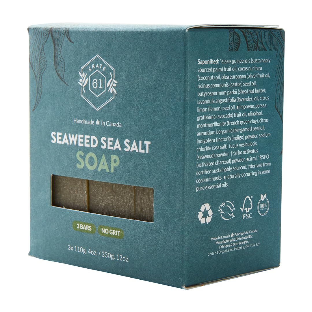Crate 61 Organics olive oil, coconut oil, and shea butter combo nourishes skin.