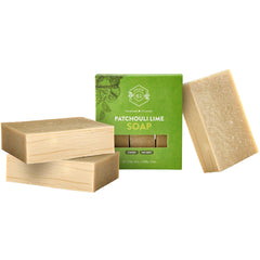 Crate 61 Organics patchouli lime bar soap pack for skin cleansing ritual