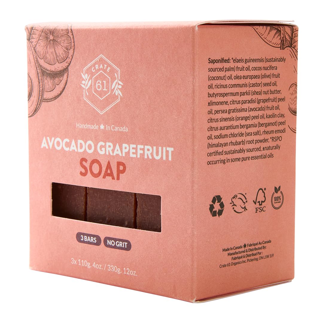 Crate 61 Organics premium essential oils drops conveying spa-like aroma.