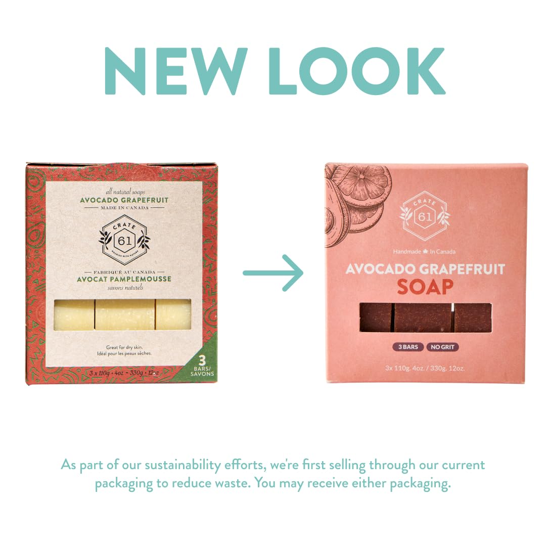 Crate 61 Organics soap bar in bathroom evokes daily self-care ritual.