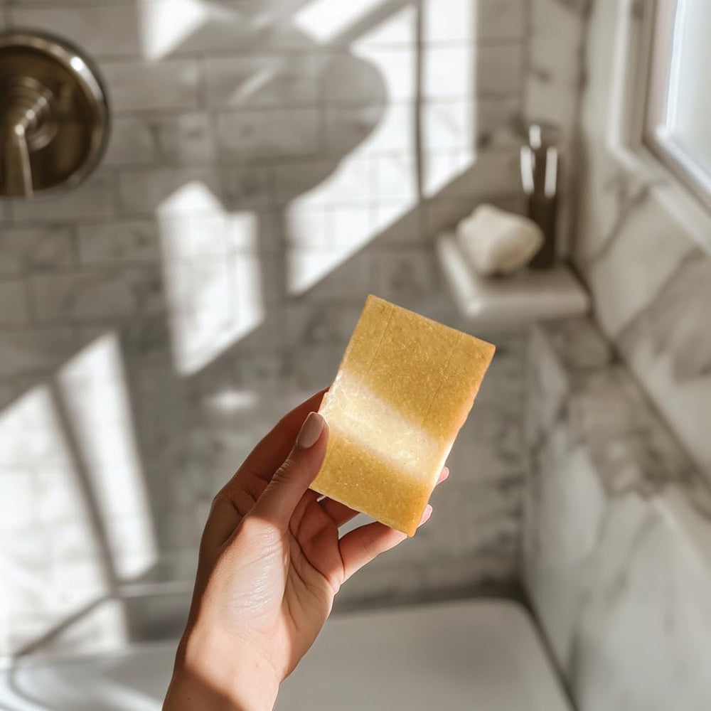 Crate 61 plant-based cold process soap ingredients close-up highlighting olive and coconut oils