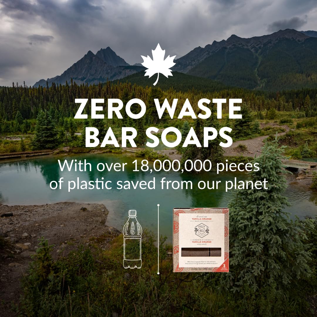 Crate 61 Organics recycled kraft packaging reduces waste.