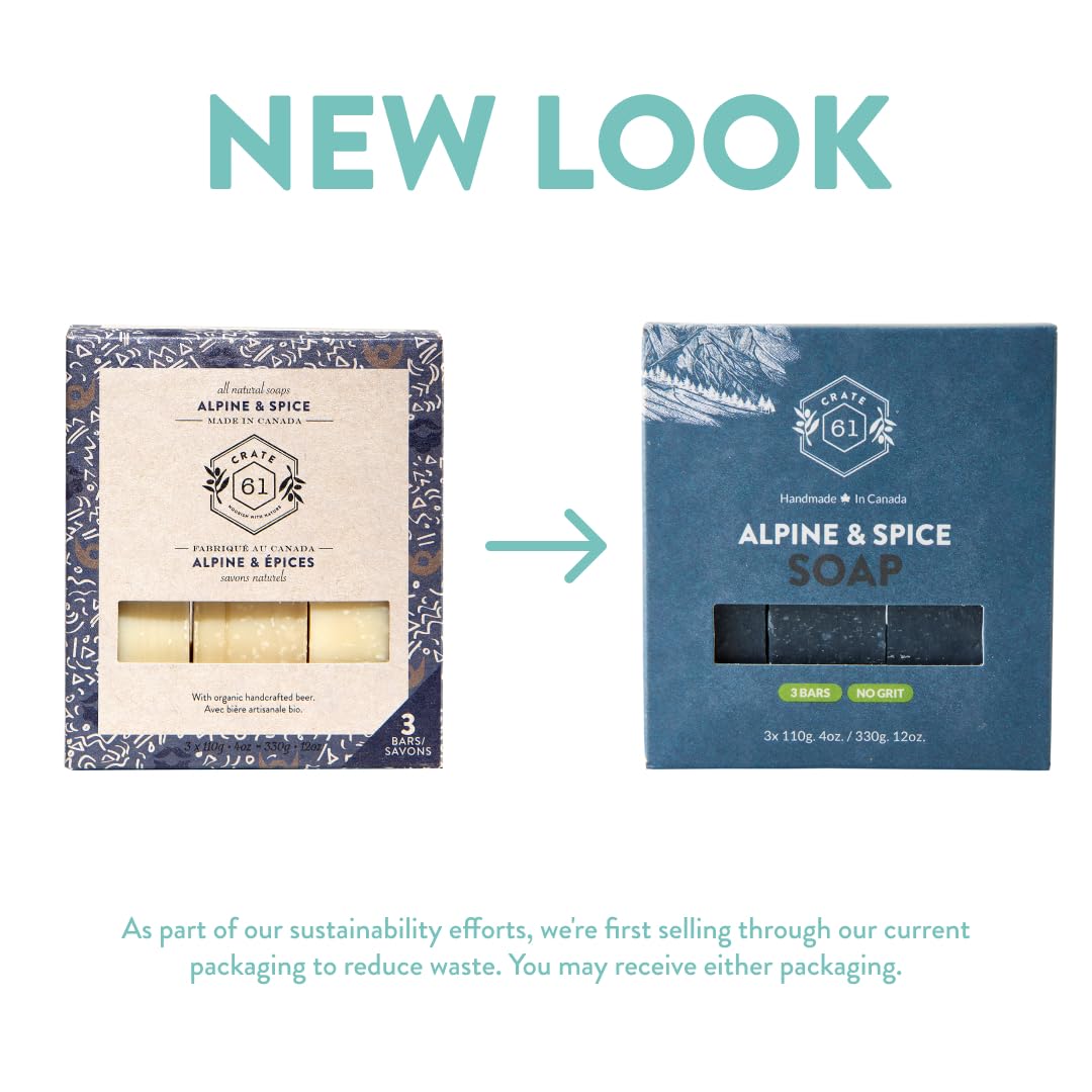 Crate 61 Organics Alpine & Spice gift-ready packaging.