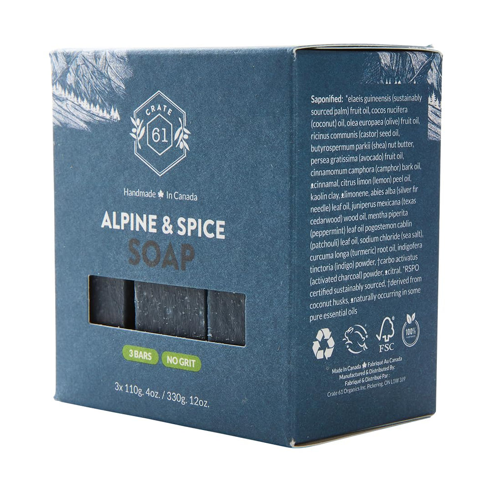 Crate 61 Organics olive oil and coconut oil blend provides nourishment.
